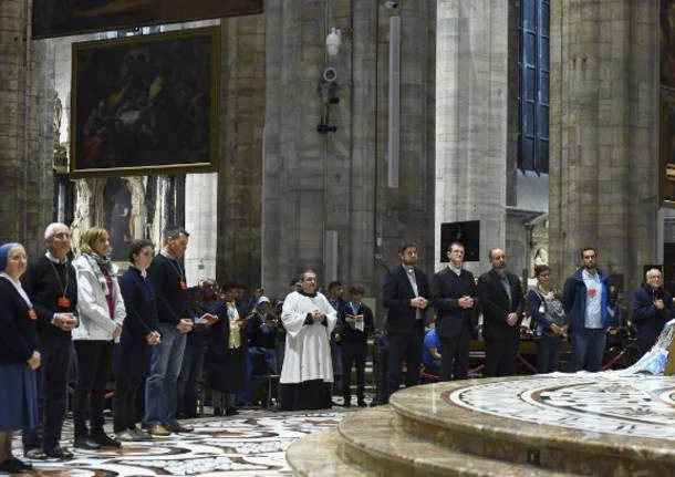 Il "mandato" durante la veglia missionaria dello scorso anno